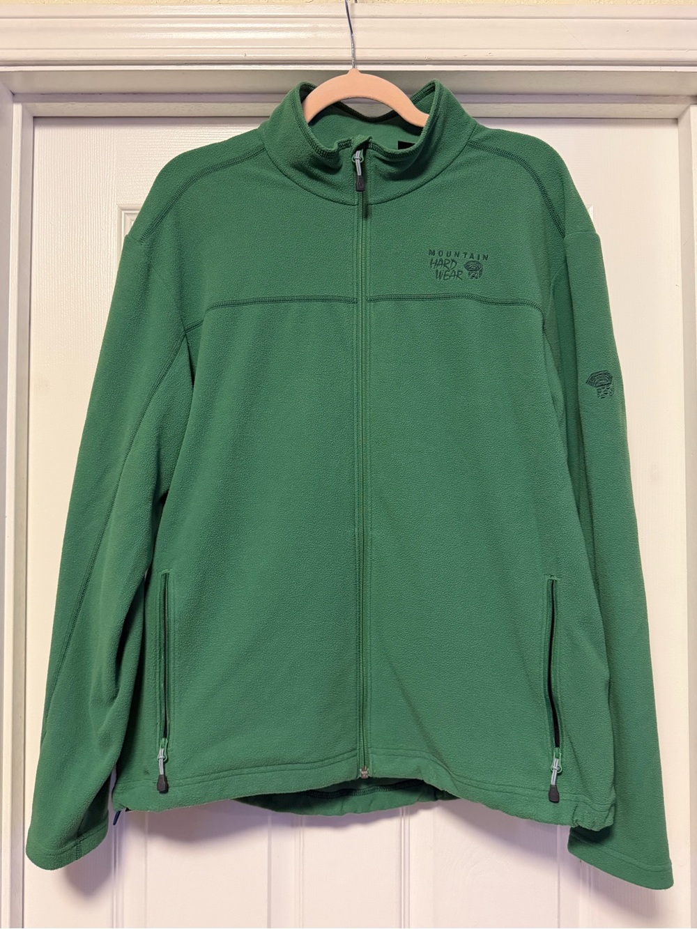 Mountain Hardwear Men's Microchill 2.0 Full-Zip Fleece Jacket - Green - Size L